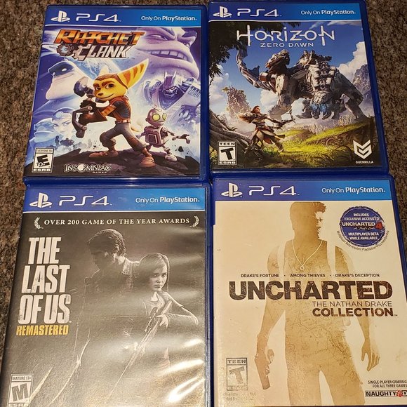 Playstation 4 Pro Console Used and Games - Picture 3 of 7